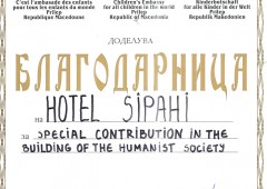 Special contribution in the building of the humanist society